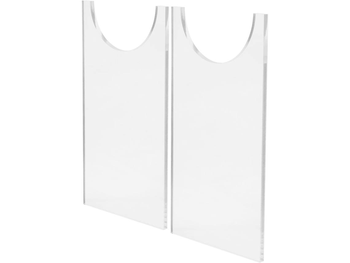 Separadores De Pared De Acrílico Transparente (paquete De 2) Para Sofá, Bloqueadores Inferiores