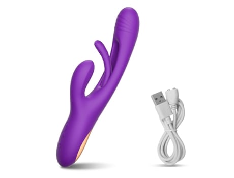 Vibrador de resonancia de tres puntos, masturbador femenino (púrpura) ENZONS