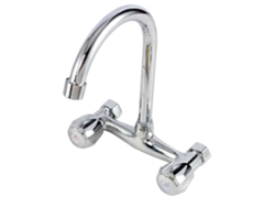 Grifo De Cocina, Fabricado En Acero Inoxidable, Apto Para Fregaderos De Cocina.