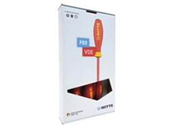 WITTE-670027-Juego de 6 destornilladores PRO VDE (PL/PH)