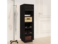 Zapatero Organizador de 35X35X80 Cm en Madera Maciza de Pino