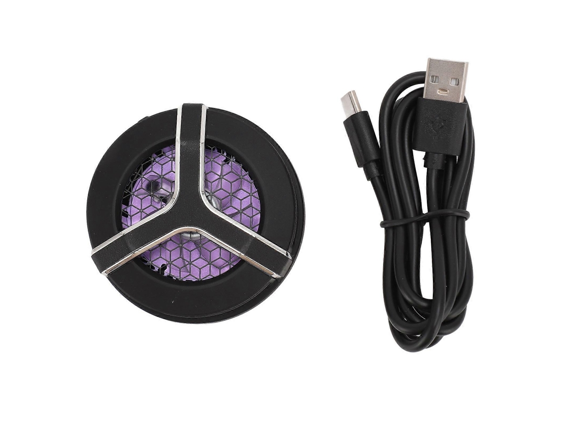 Ventilador portátil con fuerte adsorción magnética para teléfonos móviles, con indicador de temperatura, ideal para juegos y transmisiones en directo.