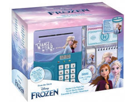 Hucha Digital KIDSEUROSWAN Digital con Reloj Frozen 2 (Edad Minima: 3)