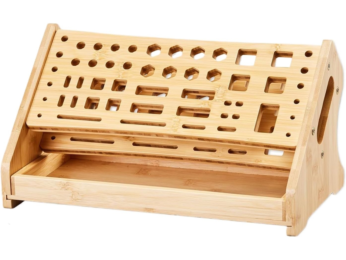 Panel De Carro De Herramientas – Contenedor De Equipo De Madera | Unidad | Mostrador | Estante | Clasificación