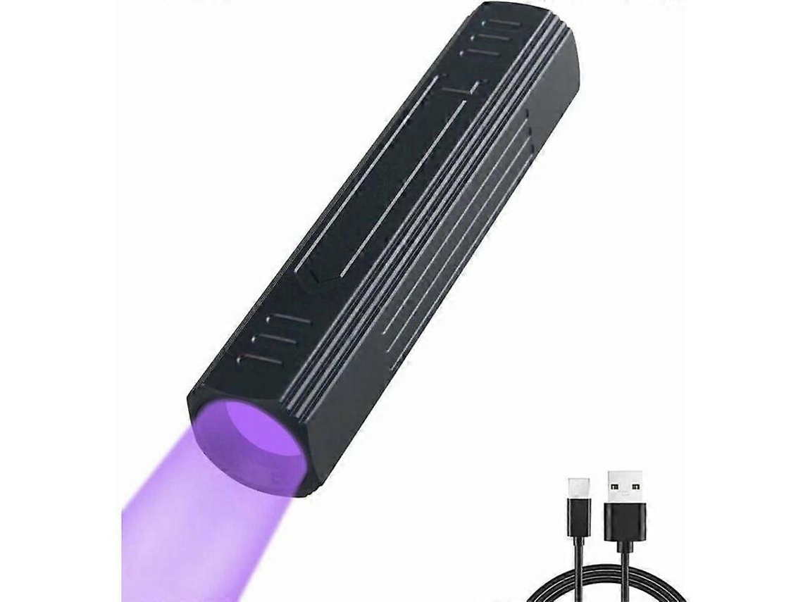 Linterna Uv Recargable 365nm Con Filtro Negro, Linterna Ultravioleta Profesional Para Curado De Resina, Fugas De Aceite, Rocas Y Minerales