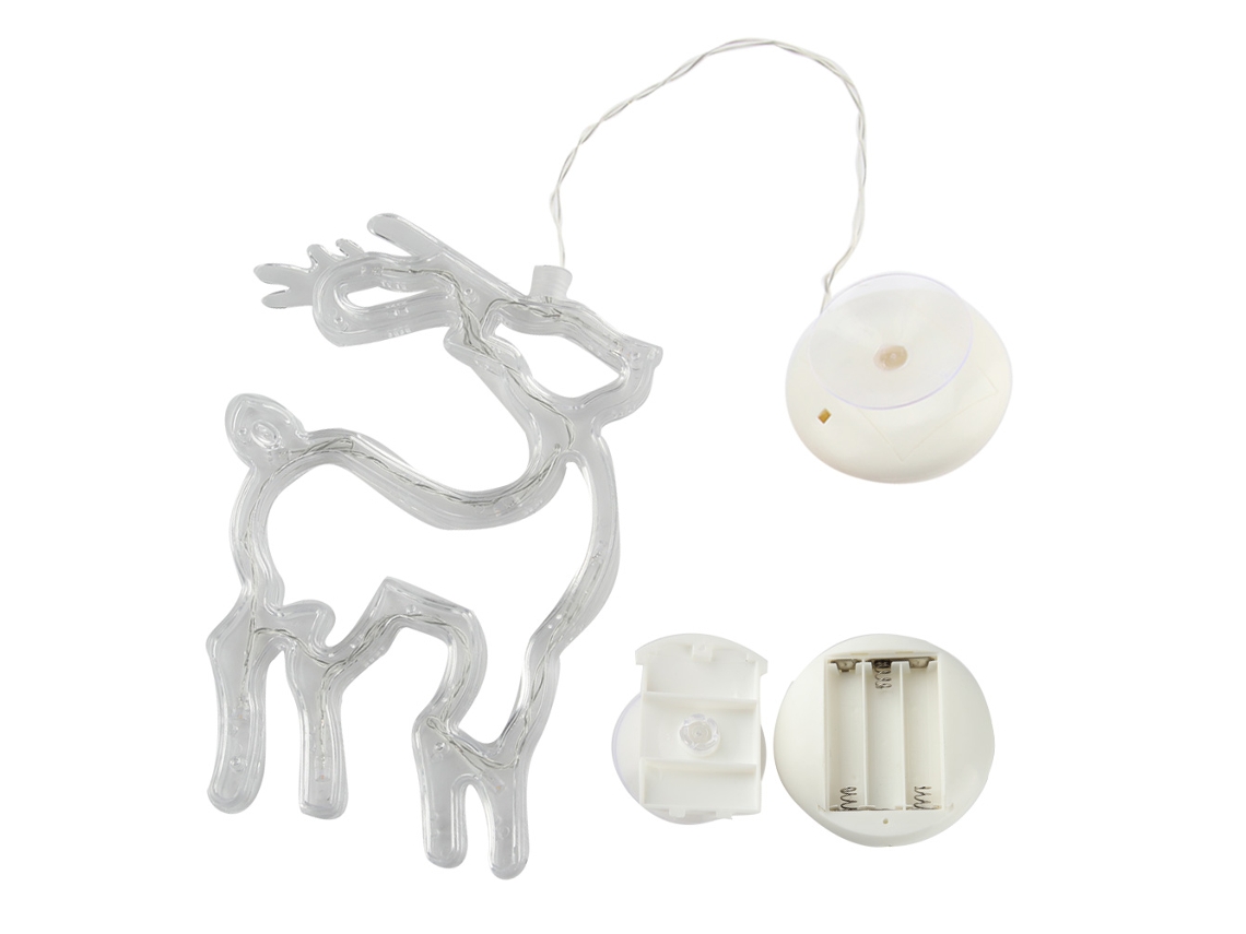 NEVEANCE Luz Colgante Decorativa de 8 LEDS de Hilo de Cobre, Alimentada por Batería, Lámpara Colgante (Blanco Cálido)