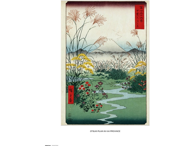 Print GRUPO ERIK 30X40 Cm Otsuki Plain In Kai Province