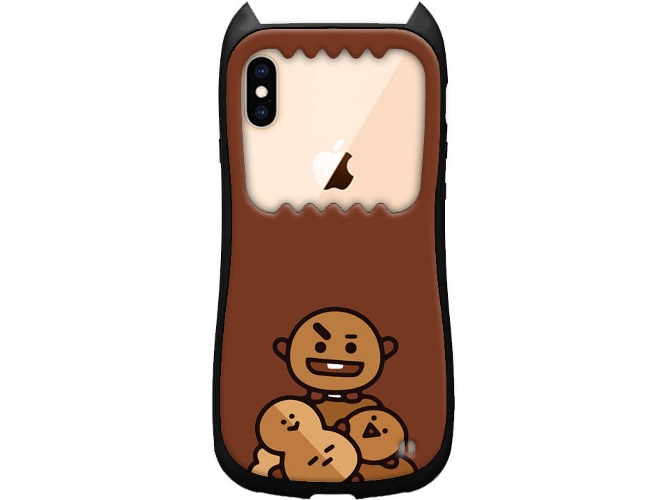 Funda iPhone 6 Plus, 7 Plus, 8 Plus Protective Marrón