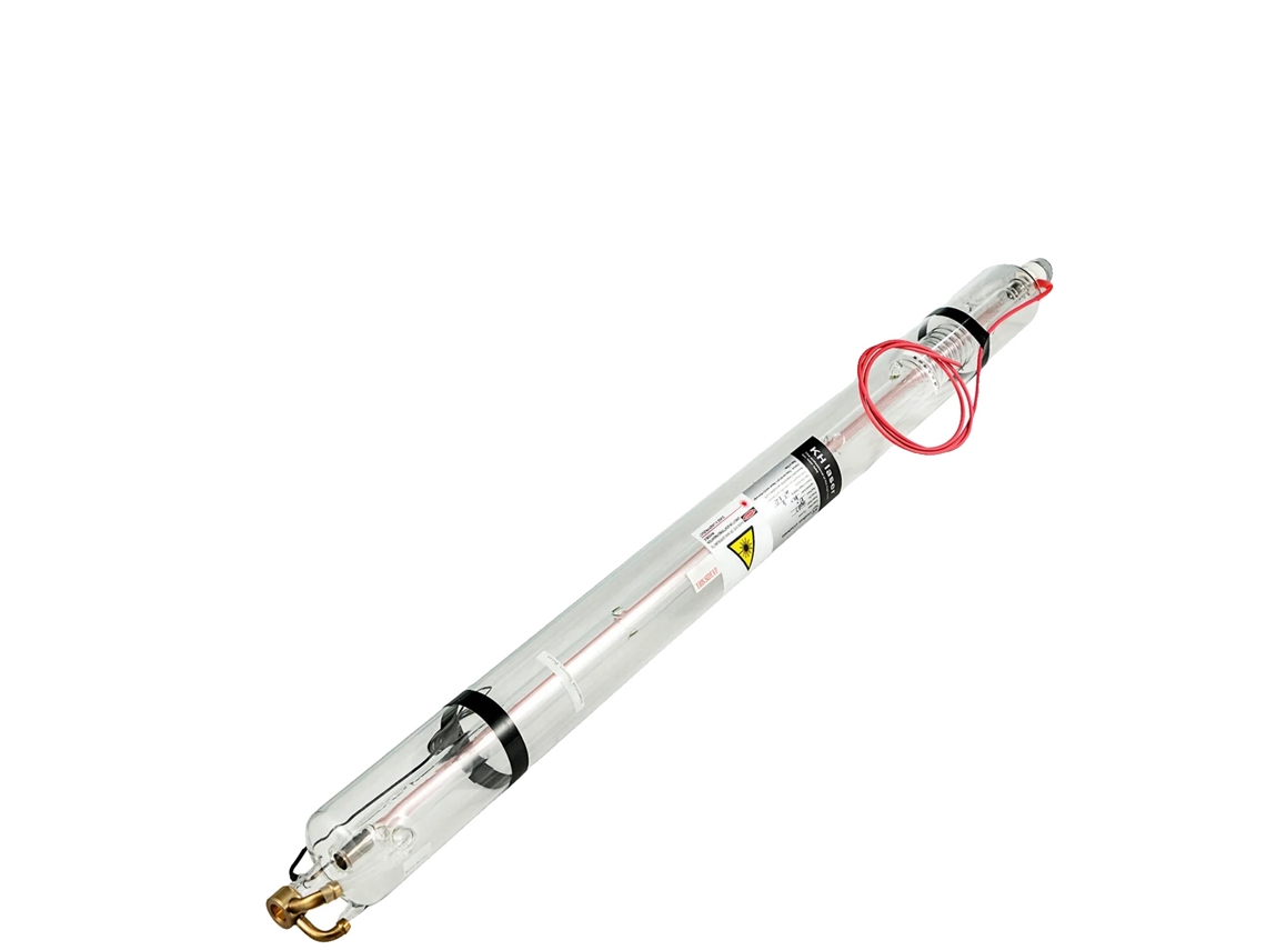 Tubo láser de CO2, vidrio resistente, alto rendimiento, 80 W 1230 mm, 100 W 1430 mm OEM