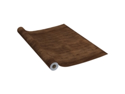 Lámina para muebles VIDAXL Marrón PVC (500x90 cm)