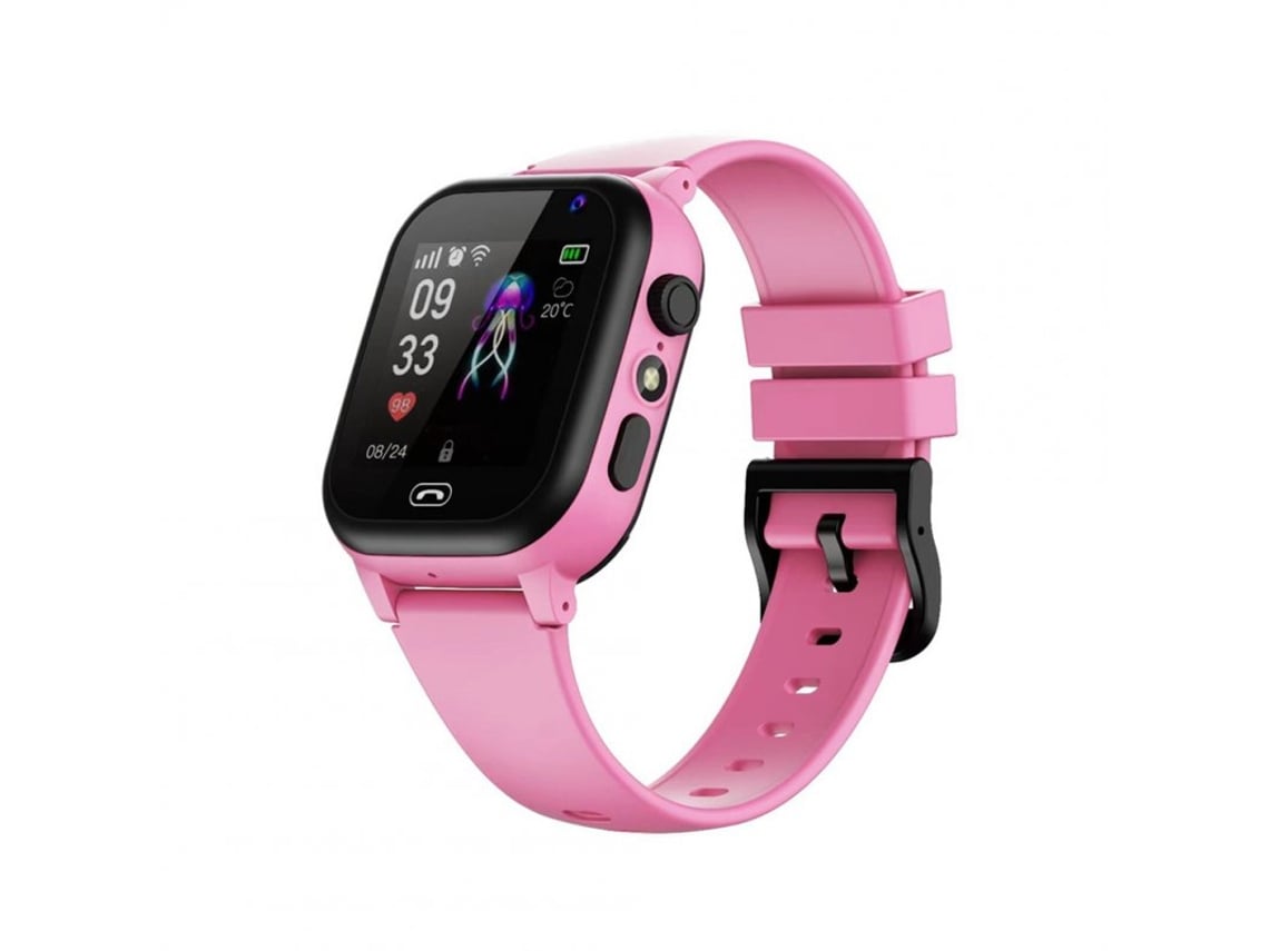 Smartwatch Reloj inteligente para ninos S30 Posicionamiento preciso Ver llamadas en tiempo real Clear Kids Pink Worten.es