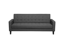 Sofá cama BELIANI Vehkoo de Poliéster Gris 200x77x86