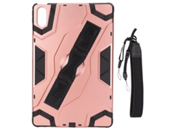 Funda ultrafina para tableta Lenovo Tab P11 Pro, resistente a golpes y multifuncional, color oro rosa claro.
