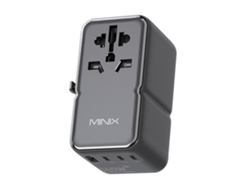 Adaptador De Viaje 140w Pd Carga Rápida Tomacorriente Universal Global Usb-a Usb-c Us Eu Au Uk