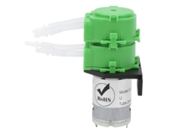 Bomba Peristáltica De Doble Cabezal Mini Dosificadora Para Líquidos Viscosos Y No Viscosos, Manguera 2x4mm (dc12v)