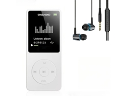 Leitor Mp3 Leitor De Mp3/Mp4, Leitor De Mídia Portátil Recarregável Usb Com Fones De Ouvido Estéreo De 64 Gb