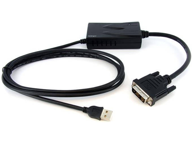 Adaptador Gráficos USB - DVI STARTECH.COM USB2DVIMM6 Negro
