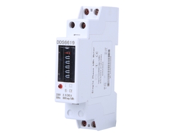 Contador De Energía Monofásico 1p Rail Din 230v Para Electrodomésticos Dds6619-001 2.530a