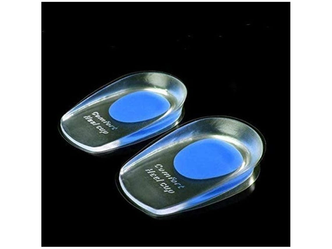 Almohadillas De Gel Para El Talón Para Aliviar El Dolor, Plantillas Para La Fascitis Plantar Y El Dolor De Talón (grandes, 1 Par)