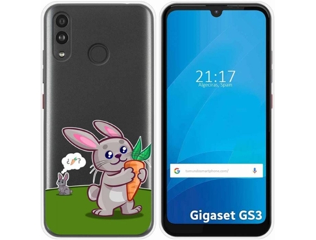 Carcasa Gigaset GS3 TUMUNDOSMARTPHONE Conejo Multicolor