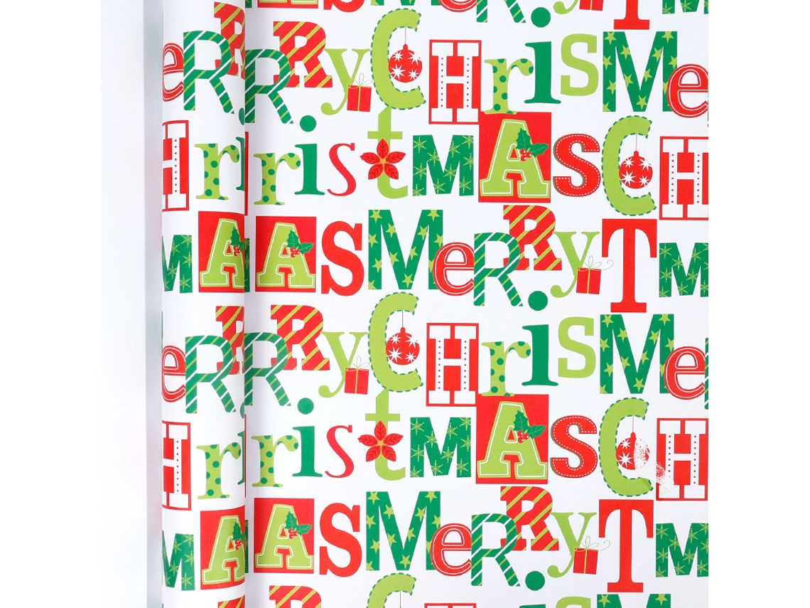 Papel de regalo navideño Eifson, papel kraft para envolver regalos de Navidad, 43 cm x 3 m (34)