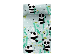 Colcha HAPPYFRIDAY Moshi Moshi Azul 200 x 260 cm Oso Panda