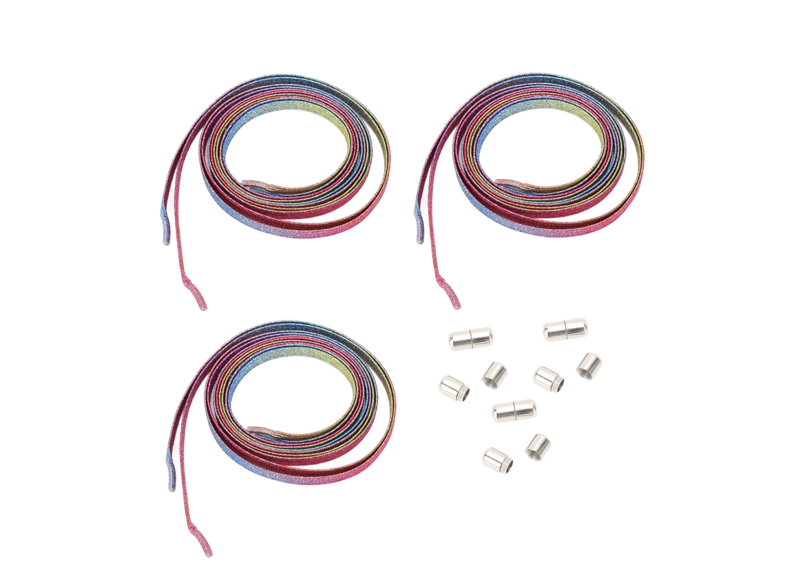 3 juegos de cordones elásticos sin atar, 6 pares con hebillas ajustables para niños, adultos y personas mayores Laopipfu