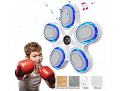 Máquina De Boxeo Bluetooth Para Entrenamiento, Montaje En Pared, Apta Para Niños, Equipo Musical Electrónico - Blanco Henten Home