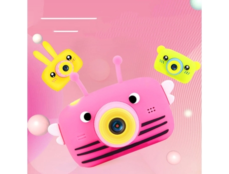 Cámara Fotográfica Infantil SLOWMOOSE 2,0 Pulgadas HD 1080P (Rosa - 16 GB)