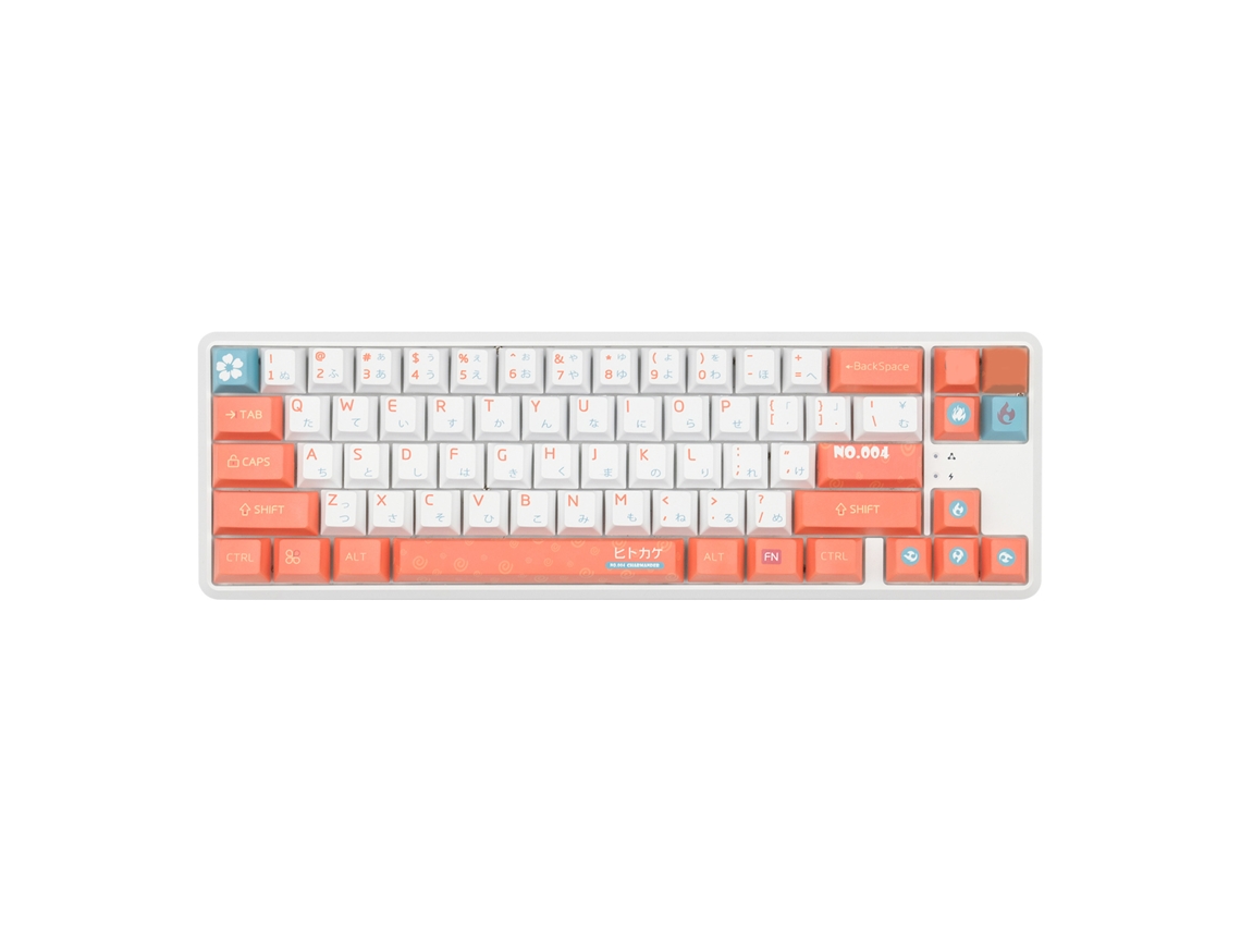 Pbt Keycaps Japonés Small Fire Dragon Gaming