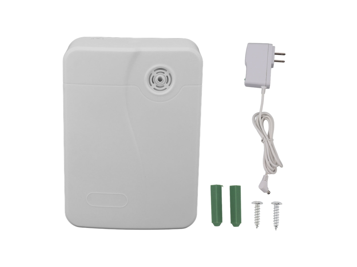 Difusor de aromaterapia inteligente Scent Air, color blanco, con enchufe USB.