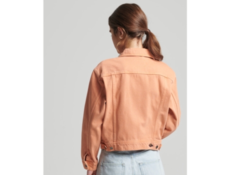Abrigo SUPERDRY Algodón Mujer (38 - Naranja)