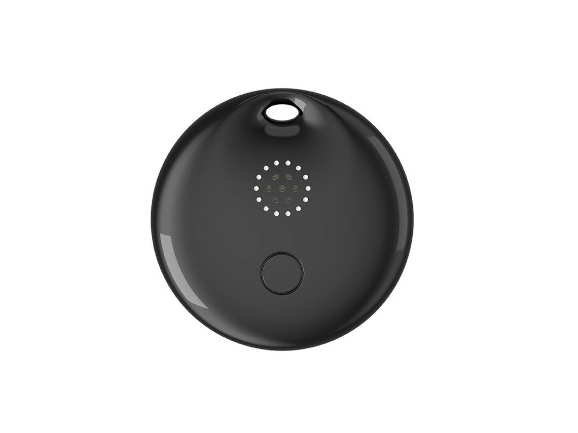 Rastreador inteligente para niños y mascotas, localizador antipérdida (Y16 redondo negro)