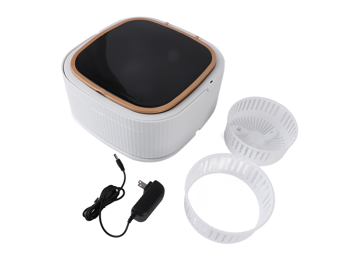 Lavadora Portátil De 11,5 L, Plegable, Con 3 Programas, Pantalla Táctil Lcd, Para Ropa Interior, Calcetines De Bebé (gris).