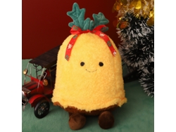 (muñeco Navideño Con Campana 15 Cm) Peluche, Muñeco Cojín, Decoración