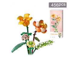 Kit De Montaje De Ramo 3d Con Bloques De Bricolaje: Flores Artificiales Para Decoración Y Regalos.