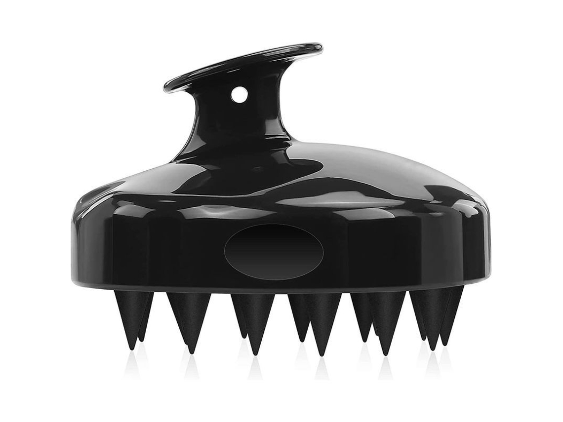 Cepillo De Masaje Capilar Con Cerdas De Silicona Suave Para Eliminar La Caspa Y Estimular El Crecimiento Del Cabello.