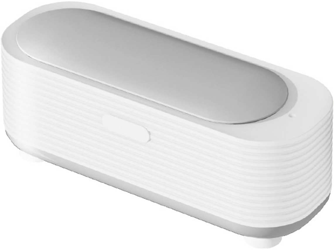 Limpiador ultrasónico, limpiador de vidrio portátil de alta frecuencia (blanco) Chrui