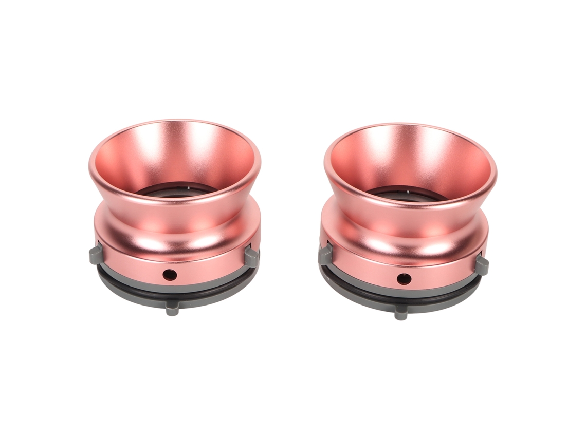2 Adaptadores De Eje Nab De 1/4" Y 10 Pulgadas Para Grabadora De Cinta Akai Teac Revox B67 - Aluminio Rosa