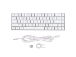 Teclado mecánico inalámbrico para juegos Baoj-2026novo con 68 teclas