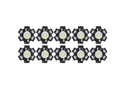 2026-10 Piezas Chip Led Ultra Brillante 3v 1w 6500k Luz Blanca Para Lámpara Techo Spot Linterna Mesa Accesorio Iluminación Interior