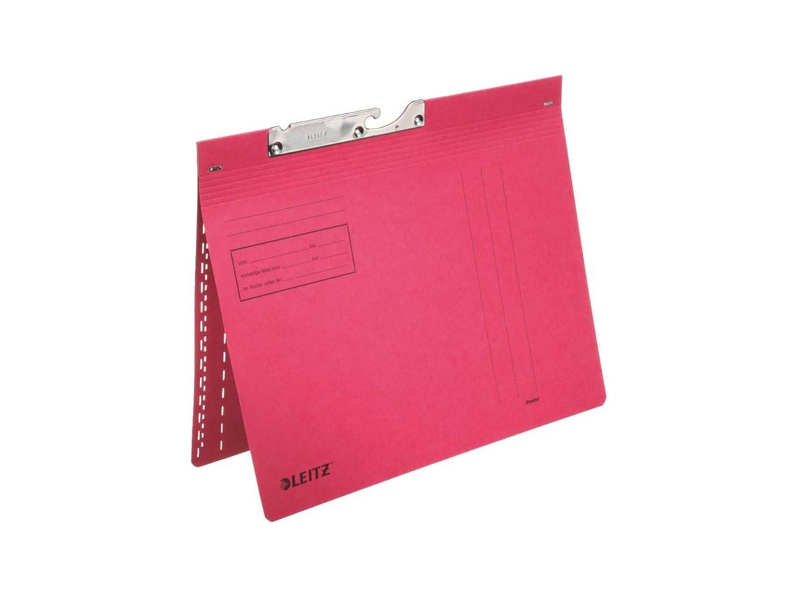 Carpeta pendular Leitz, A4, encuadernación comercial, rojo para el mercado DLA Ch 50 piezas Esselte Leitz (2014 00 25)