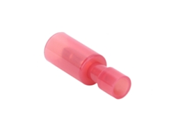 Omni-100 Conectores Terminal Bala Macho Rojo 22-16awg Conector De Cable Macho
