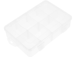 Caixa De Ferramentas Removível Nuobesty Com 8 Compartimentos, Caixa De Joias De Plástico Com Tampa Lisa.