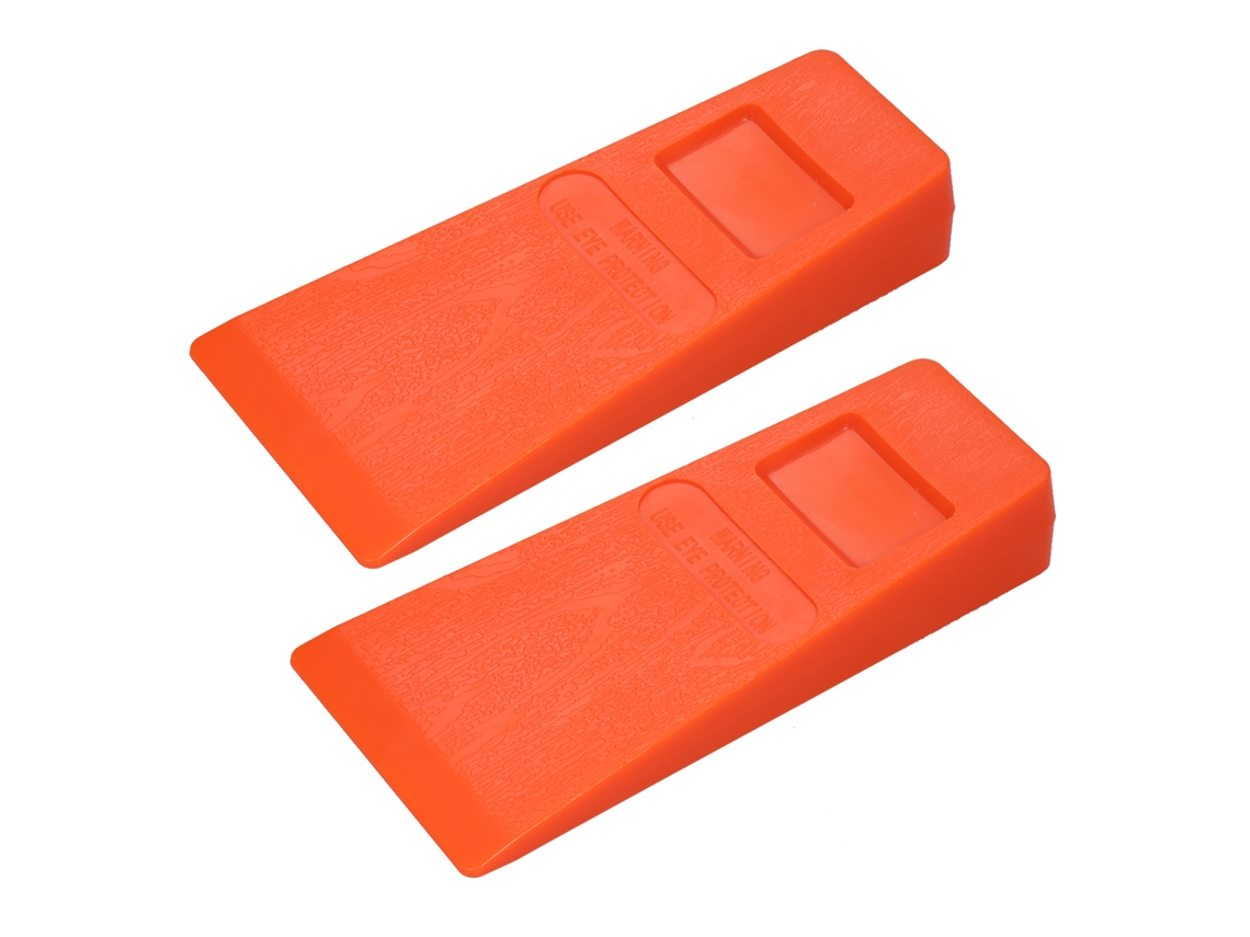 2 Piezas De Cuneo De Plástico Naranja Para Podar Árboles, 14 Cm, Con Puentes, Herramienta De Aclareo