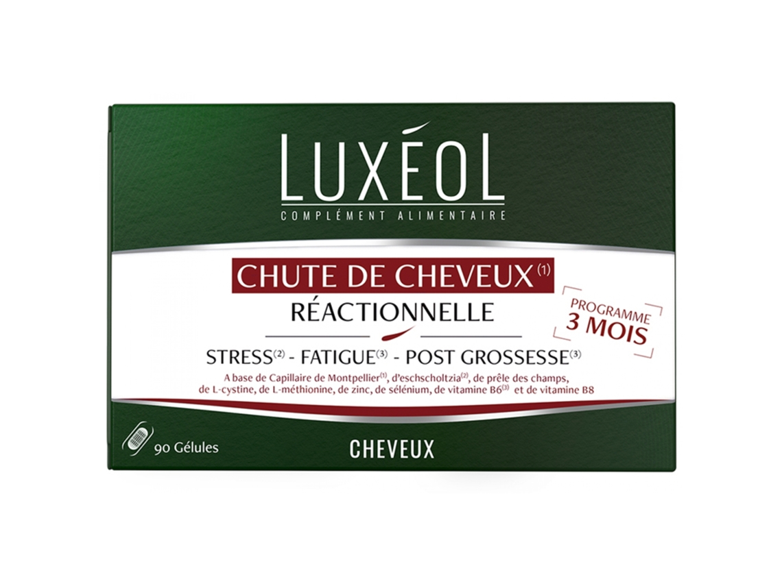 Caída Del Cabello Reactiva 90 Cápsulas LUXÉOL