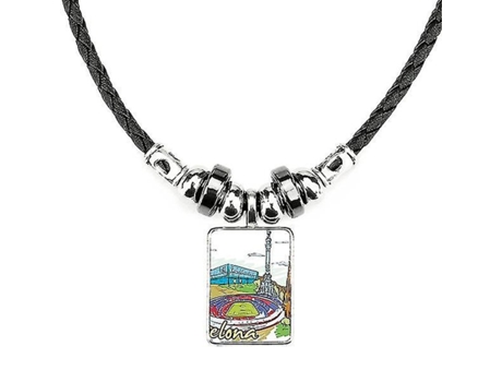 Collar de acuarela del Monumento de España Barcelona