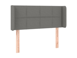 Maison Exclusive - Cabecero De Tela Gris Oscuro 83x16x78/88 Cm