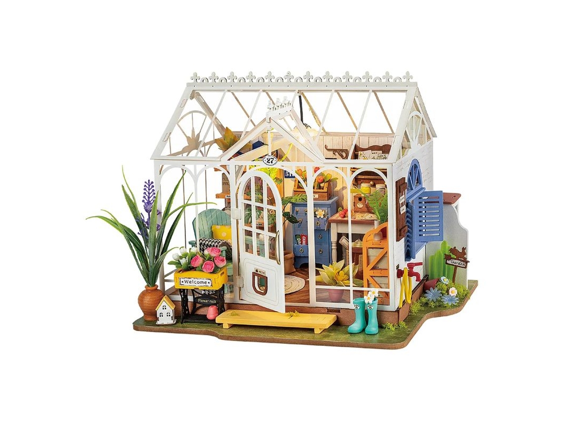 Maqueta 3d Dreamy Garden House Premium Diy Dg163 Robotime Madnesstoysmás De 8 Años