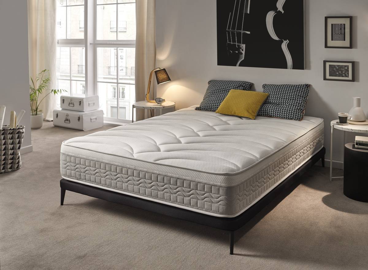 Colchón MATRIS Silver Lux (105x200 cm - HR y Viscoelástica)